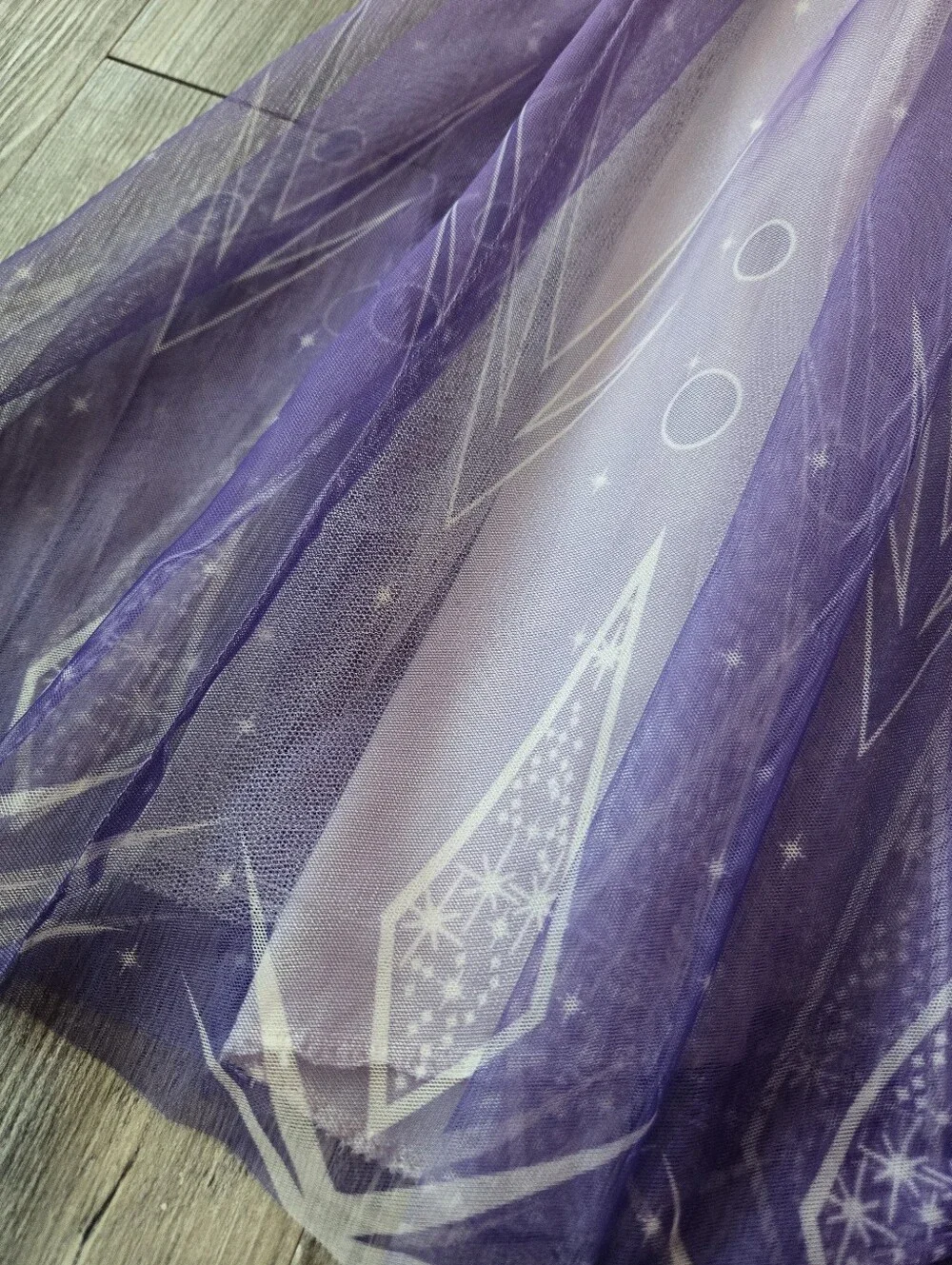 Girls Purple Sparkle Princess Costume Dress